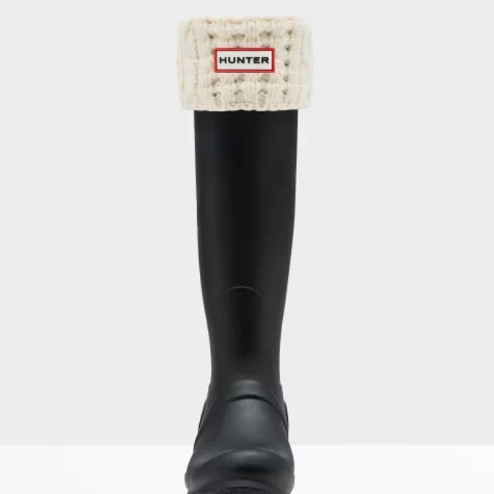 Waffle Roped Hunter Boot Socks M